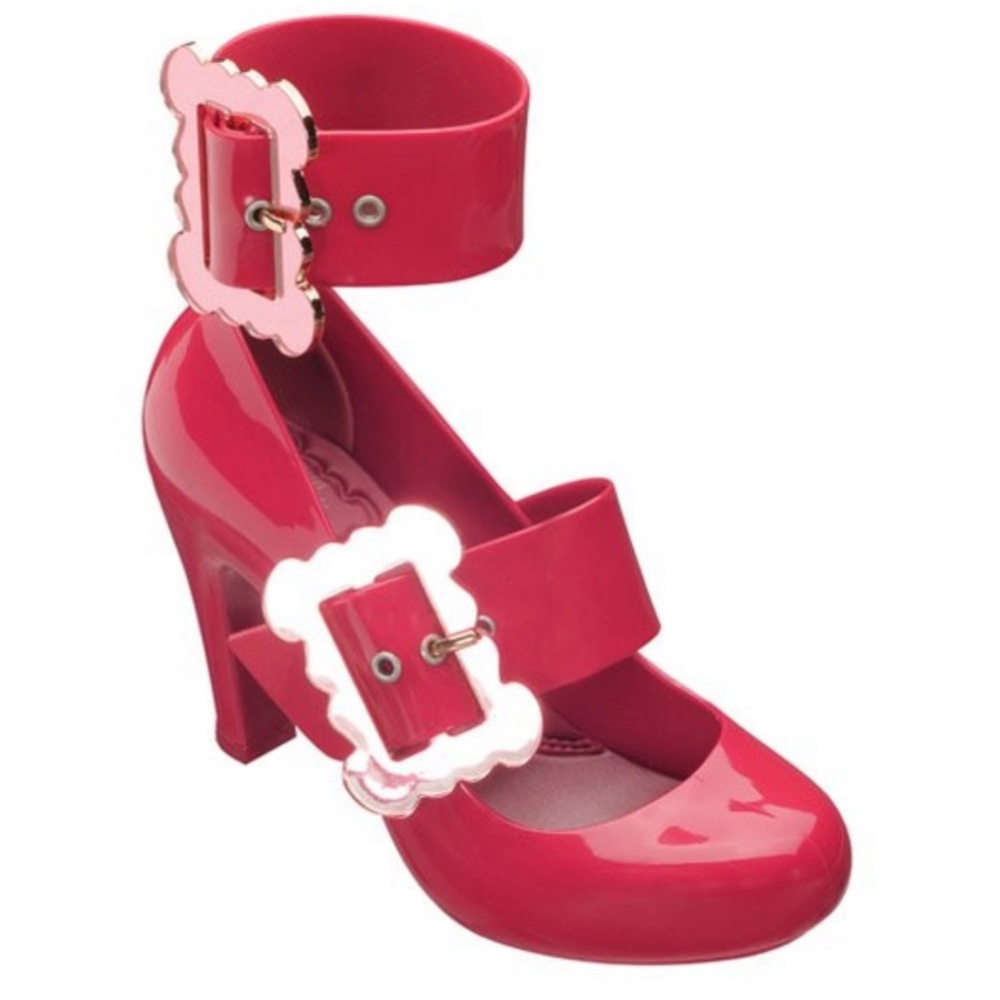 US 5 Vivienne Westwood Anglomania Melissa shoes Temptation heels Red